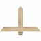 Ekena Millwork Eugene Rough Sawn Timber Gable Bracket, Douglas Fir, 36"W x 23"H x 2"D x 4"F, 15/12 Pitch GBW036X23X0204EUG00RDF - alternate 1